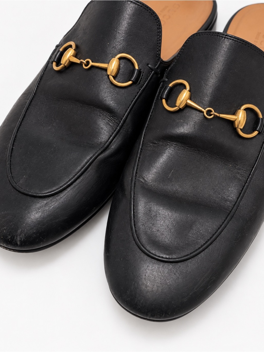 Black Gucci Princetown Horsebit Mules – Size 39.5 - Picture 2 of 5